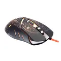 Defender Mouse Alfa GM-703L, 3200DPI, optikai, 6tl., 1 kerék, vezetékes USB, fekete, játék,
