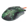 Következő termékkép Defender Mouse Alfa GM-703L, 3200DPI, optikai, 6tl., 1 kerék, vezetékes USB, fekete, játék,
