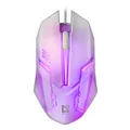 Defender Mouse Cyber ????MB-560L, 1200 DPI, optikai, 3 tl., 1 kerék, vezetékes USB, fehér, játék,