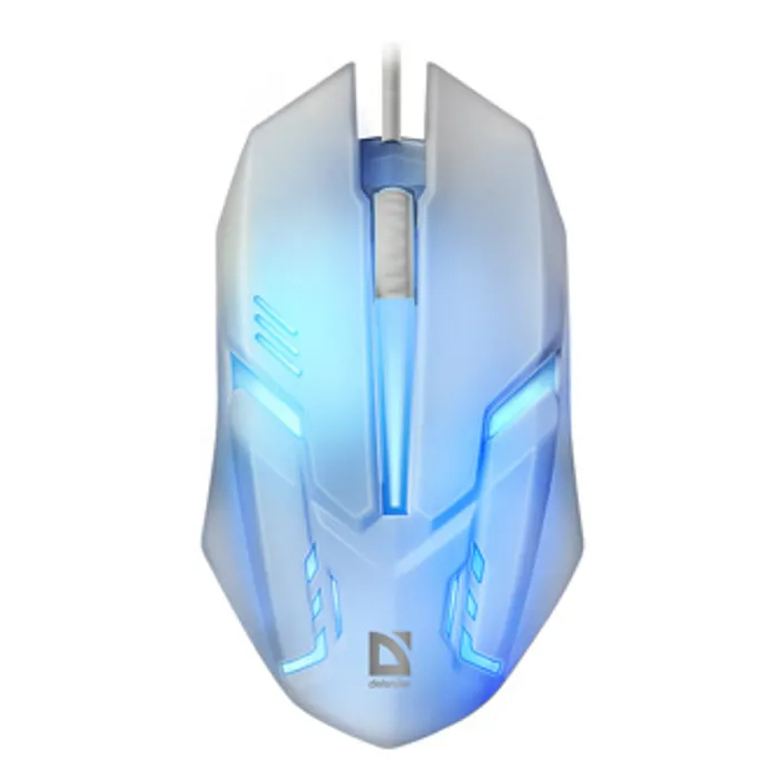 Termék főképe Defender Myš Cyber MB-560L, 1200DPI, optická, 3tl., 1 kolečko, drátová USB, bílá, herní,