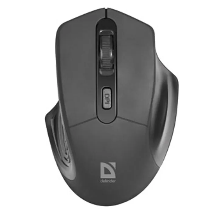 Termék főképe Defender Myš Datum MB-345, 1600DPI, 2.4 [GHz], optická, 4tl., 1 kolečko, bezdrátová, čern