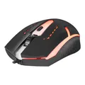 Következő termékkép Defender Mouse Hit MB-601, 1200DPI, optikai, 4 tl., 1 kerék, vezetékes USB, fekete, játék, po