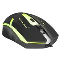 Következő termékkép Defender Mouse Hit MB-601, 1200DPI, optikai, 4 tl., 1 kerék, vezetékes USB, fekete, játék, po