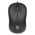 Defender Mouse Patch MS-759, 1000DPI, optikai, 3 tl., 1 kerék, vezetékes USB, fekete, irodai