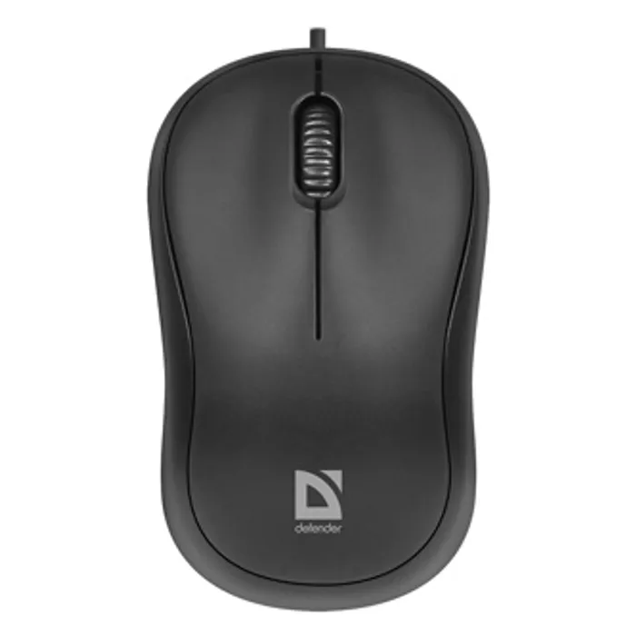 Termék főképe Defender Myš Patch MS-759, 1000DPI, optická, 3tl., 1 kolečko, drátová USB, černá, kancelá