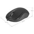 Defender Mouse Patch MS-759, 1000DPI, optikai, 3 tl., 1 kerék, vezetékes USB, fekete, irodai