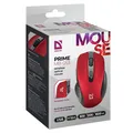 Következő termékkép Defender Mouse PRIME MB-053, 1600DPI, 2,4 [GHz], optikai, 6tl., vezeték nélküli, piros, 1 db A