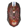 Defender Mouse Shock GM-110L, 3200DPI, optikai, 6tl., 1 kerék, vezetékes USB, fekete, játékkal