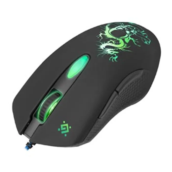 Termék főképe Defender Myš Sky Dragon GM-090L, 3200DPI, optická, 6tl., 1 kolečko, drátová USB, černá, s