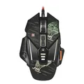 Defender Mouse sTarx GM-390L, 3200DPI, optikai, 8tl., 1 kerék, vezetékes USB, fekete, játék,