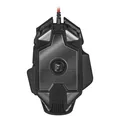 Defender Mouse sTarx GM-390L, 3200DPI, optikai, 8tl., 1 kerék, vezetékes USB, fekete, játék,