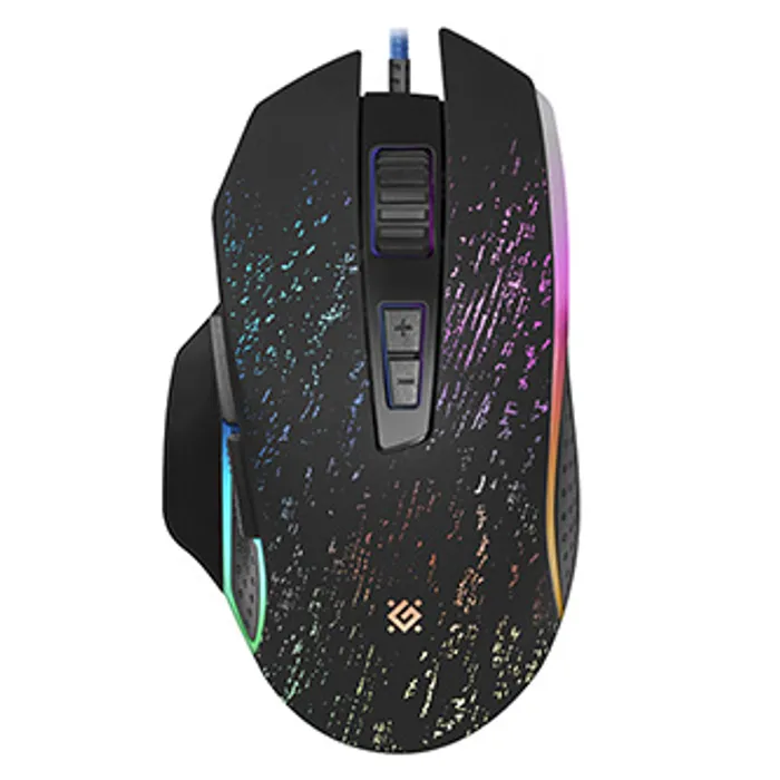 Termék főképe Defender Myš Syberia GM-680L, 3200DPI, optická, 7tl., 1 kolečko, drátová USB, černá, hern