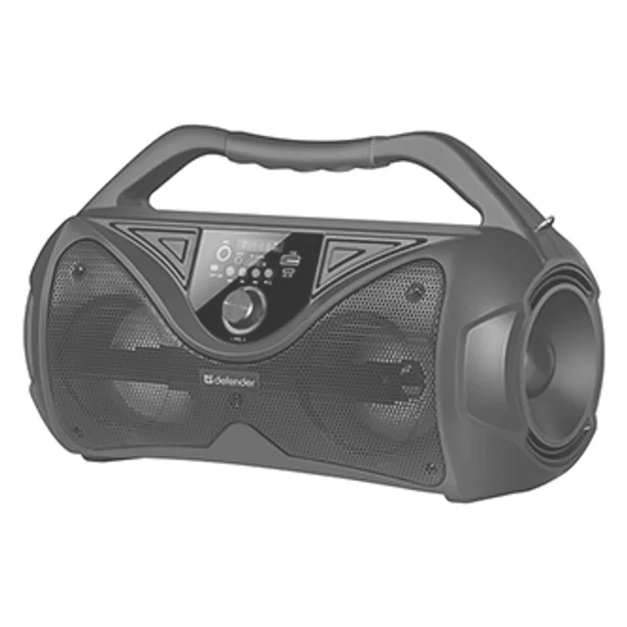 Termék főképe Defender reproduktor G108, Li-Ion, 2.0, 20W, černý, regulace hlasitosti, LED podsvícení,