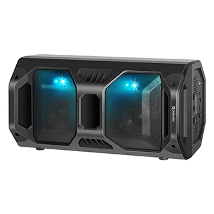 Termék főképe Defender reproduktor Rage, Li-Ion, 2.0, 50W, černý, regulace hlasitosti, LED podsvícení,