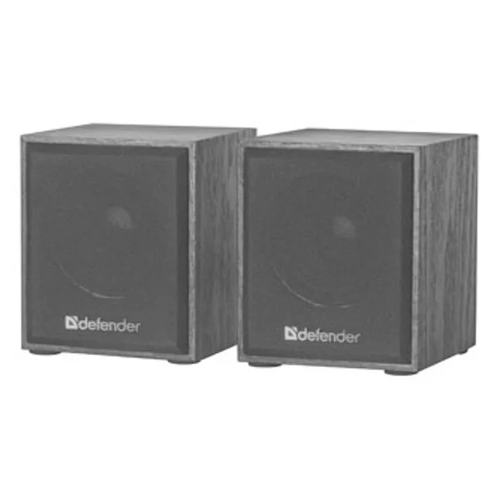 Termék főképe Defender reproduktory SPK 230, 2.0, 2x2W, černé, regulace hlasitosti, dřevěné, 100Hz~18kH