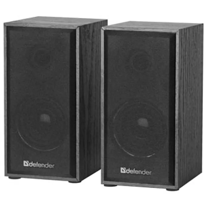 Termék főképe Defender reproduktory SPK 240, 2.0, 2x3W, černé, regulace hlasitosti, dřevěné, 100Hz~18kH