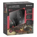 Következő termékkép Defender egérkészlet Devourer MHP-006, 3200DPI, optikai, 6tl., 1 kerék, vezetékes USB, fekete