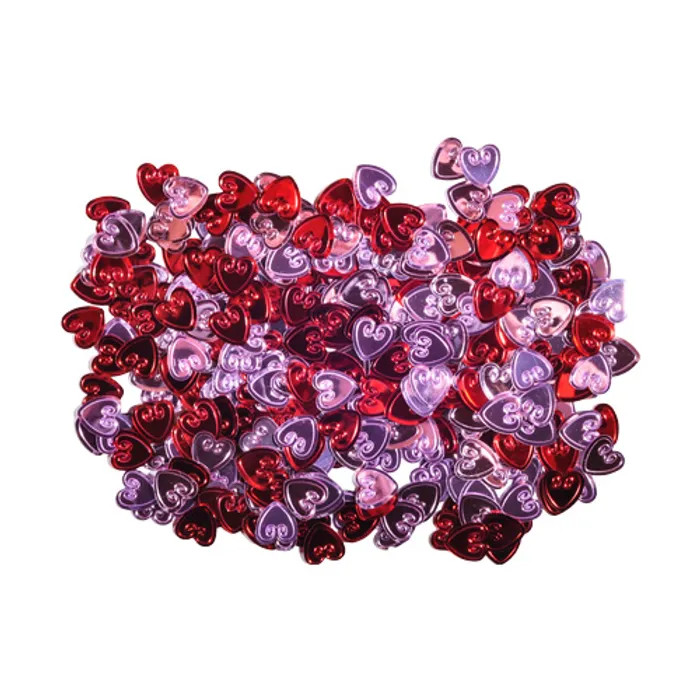 Termék főképe Dekorace srdce mix barev 12 mm 14 g