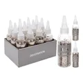 Díszítő glitters 40g - champagne, mix