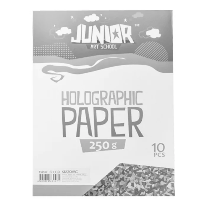 Termék főképe Dekorační papír A4 10 ks zelený holografický 250 g