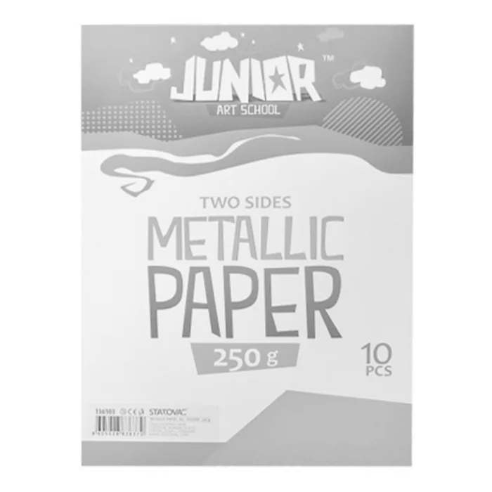 Termék főképe Dekorační papír A4 10 ks žlutý metallic 250 g