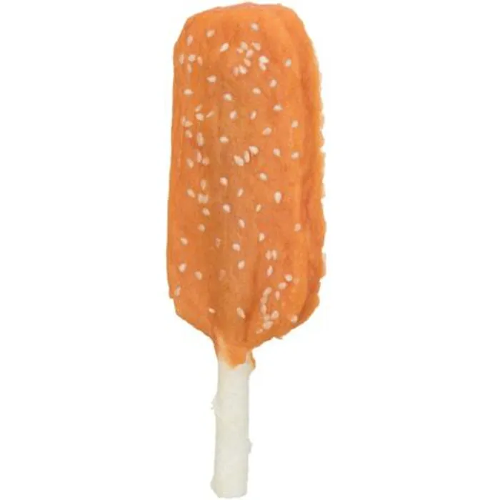 Termék főképe DentaFun Chicken Pop, kuřecí lízátko se sezamem, 12 cm/ 46 g