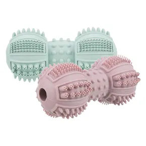 DentaFun súlyzó natúr keménygumi, többszínű 9 cm