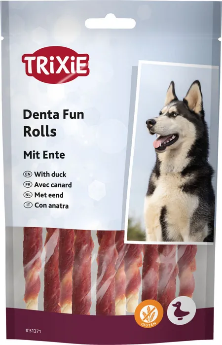 Termék főképe DENTAfun-tyčinka svázaná kachním masem 10ks, 12cm/80g