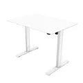 Asztallap, fehér, 159x75x1,8 cm, laminált forgácslap, Powerton