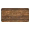 Asztallap, rusztikus barna, 150x75x1,8 cm, laminált forgácslap, Powerton