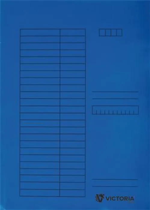 Termék főképe Desky s chlopněmi, modré, karton, A4, VICTORIA [5 ks]