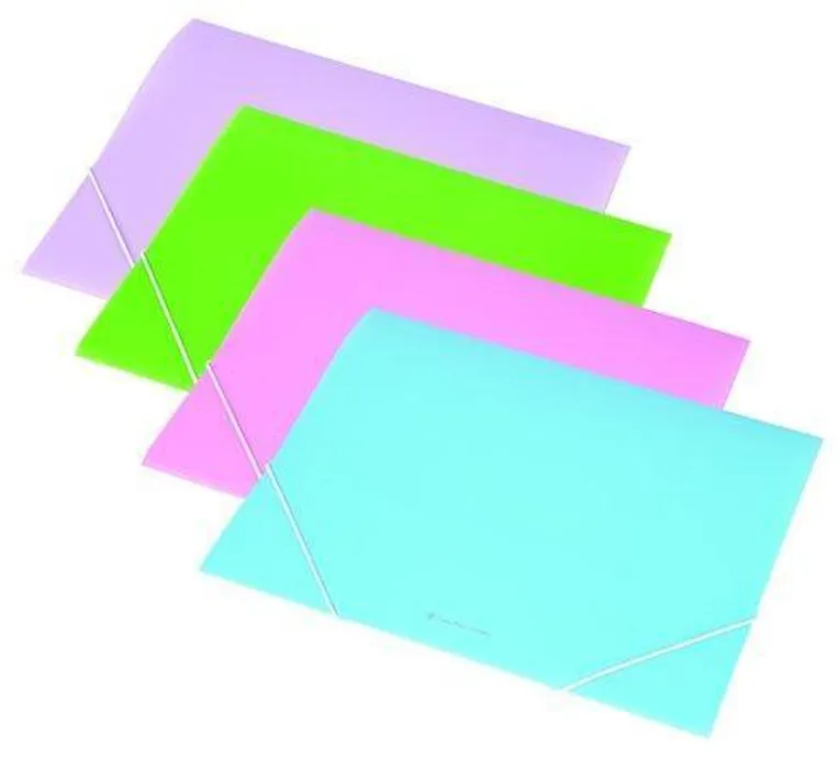 Termék főképe Desky s gumičkou, 15mm, PP, A4, pastelová modrá, PANTA PLAST