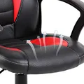 Dětská herní židle Red Fighter C5, černo-červená, + sada 3v1 CM310 PROMO