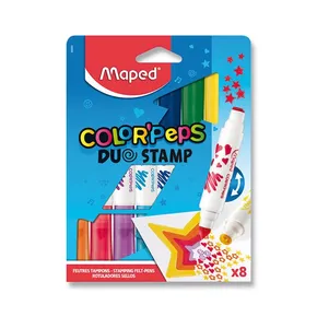 Gyermek markerek Color'Peps Duo Stamp 8 színben