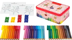 Gyermek markerek Faber-Castell 155534 Csatlakozó balerina, 33 szín