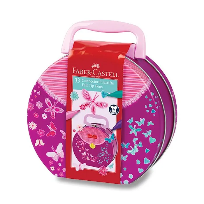 Termék főképe Dětské fixy Faber-Castell 155537 Connector kabelka, 33 barev