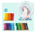 Gyermek markerek Faber-Castell 155544 Csatlakozó Unicorn hógömb, 33 db