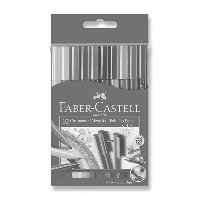 Termék főképe Dětské fixy Faber-Castell Connector 10 barev