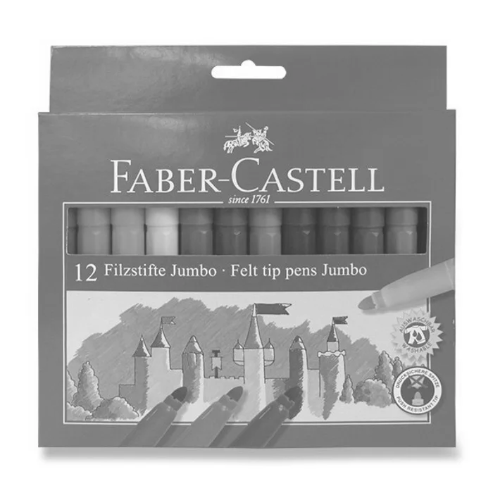 Termék főképe Dětské fixy Faber-Castell Jumbo 12 barev