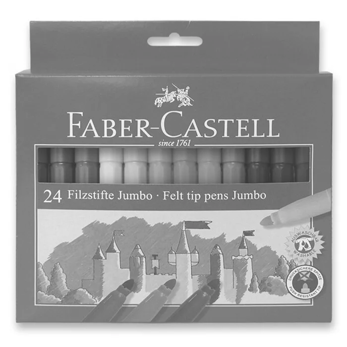Termék főképe Dětské fixy Faber-Castell Jumbo 24 barev
