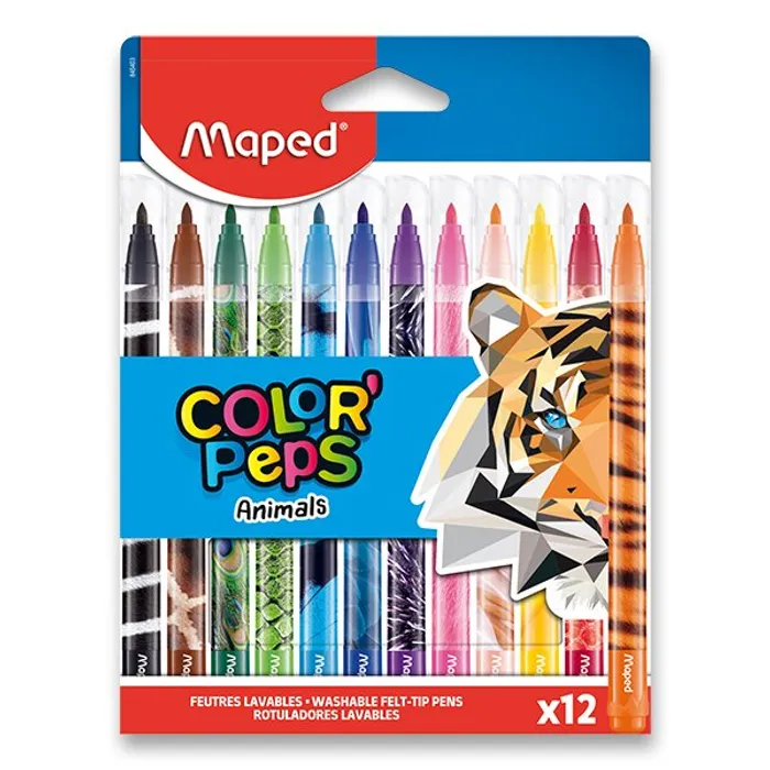 Termék főképe Dětské fixy Maped Color'Peps Animals 12 barev