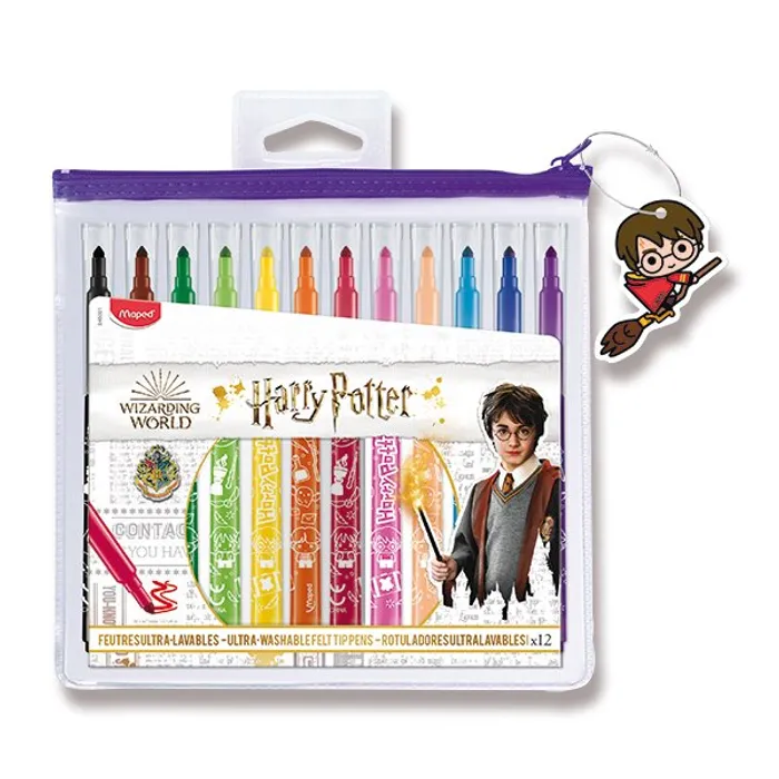 Termék főképe Dětské fixy Maped Color'Peps Harry Potter 12 barev, pouzdro na zip