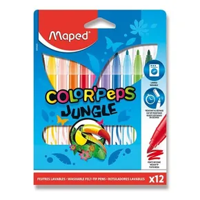Maped Color'Peps Jungle gyerek filctollak - 12 szín