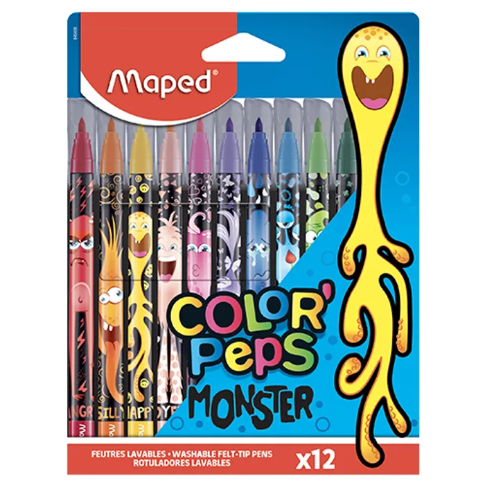 Termék főképe Dětské fixy Maped Color'Peps Monster 12 barev