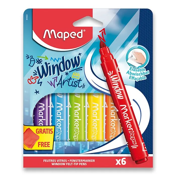 Termék főképe Dětské fixy Maped Window na sklo