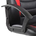 Dětské herní křeslo Red Fighter C5, černo-červené, + mikrofon Marvo MIC-02