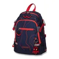 Schneiders Ninja Revenge Black Red gyermek hátizsák