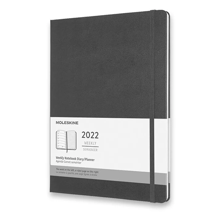 Termék főképe Diář Moleskine 2022 - tvrdé desky černý