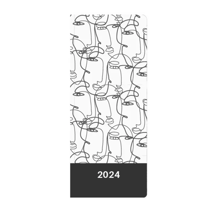 Termék főképe Diář PVC měsíční 2024 Faces