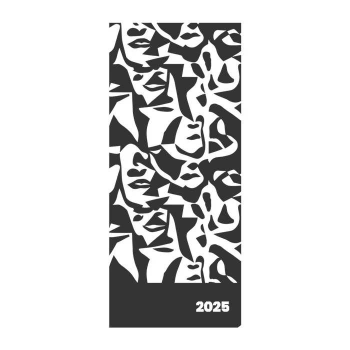 Termék főképe Diář PVC měsíční 2025 Faces